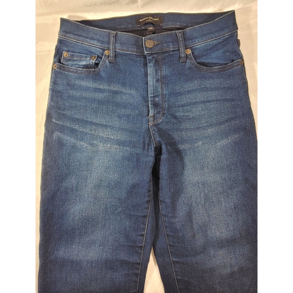 Banana Republic Women's Dark Wash High Rise Skinny Jeans - Size 27/4 Regular